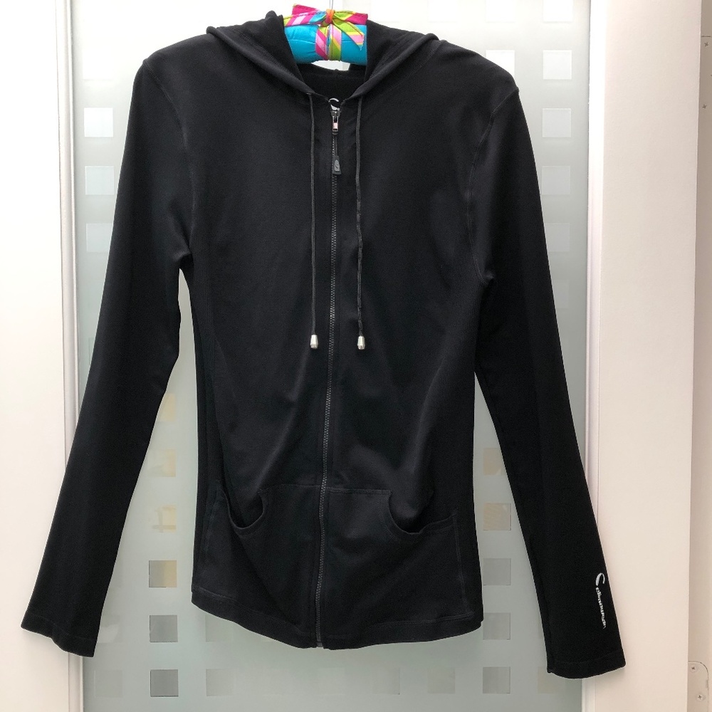 🎉HP🎉 CLIMAWEAR Full Zip Ribbed Hoodie Athletic Top / Jacket L/XL RARE NEW!